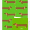 Sausage Dog Gift Wrap + Personalised Card Bundle