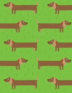 Sausage Dog Wrapping Paper