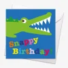 Snappy Croc Birthday Card
