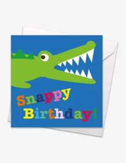 Snappy Croc Birthday Card