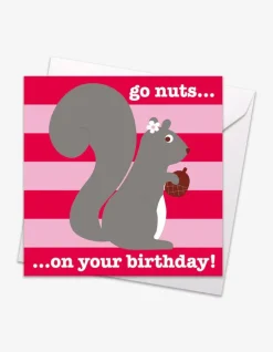 Squirrel Birthday Card
