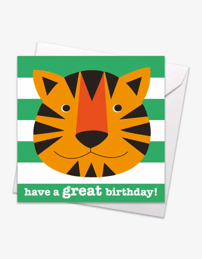 Tiger Birthday Card