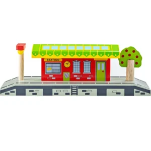 Village Train Station - Wooden Toy