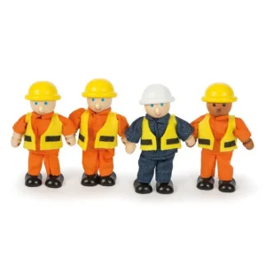 Wooden Builder Figures