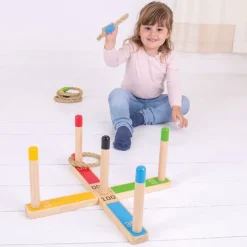 Wooden Quoits Game