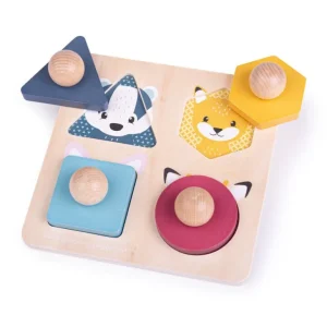 Woodland Animal Shape Matching Puzzle - FSC 100%